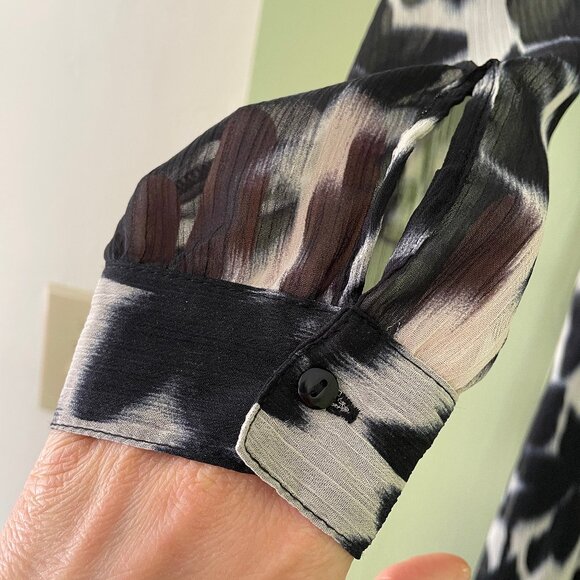 Sud Express Rikita black and white gorgeous tulip short dress XS - Picture 5 of 9